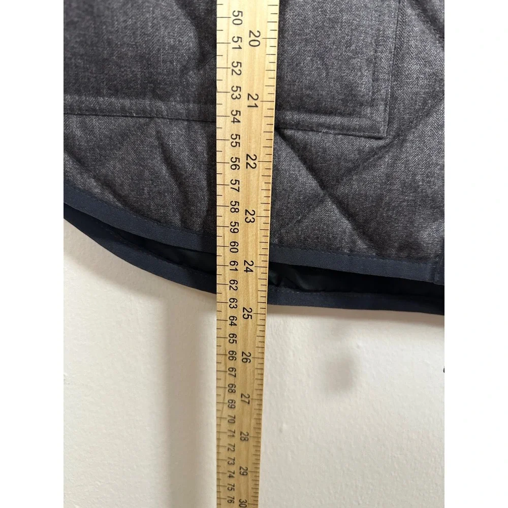 J. Crew Women's Down filled Grey‎ Quilted Puffer Vest Size XS